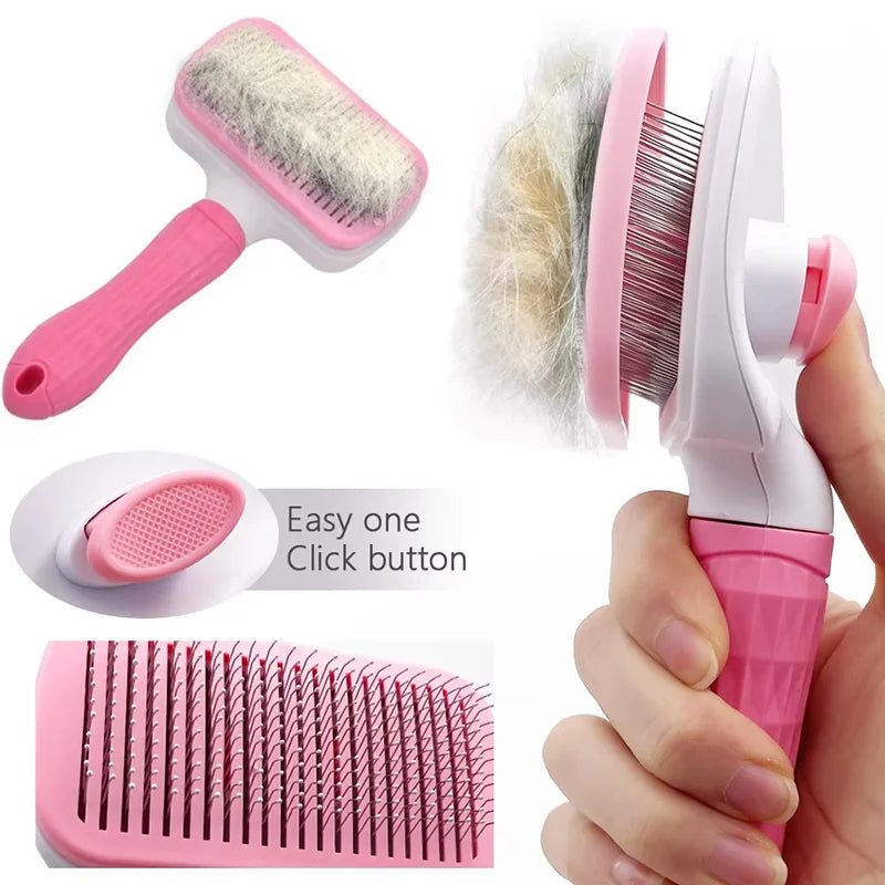 Premium Pet Hair Detangling Brush – For Dogs & Cats