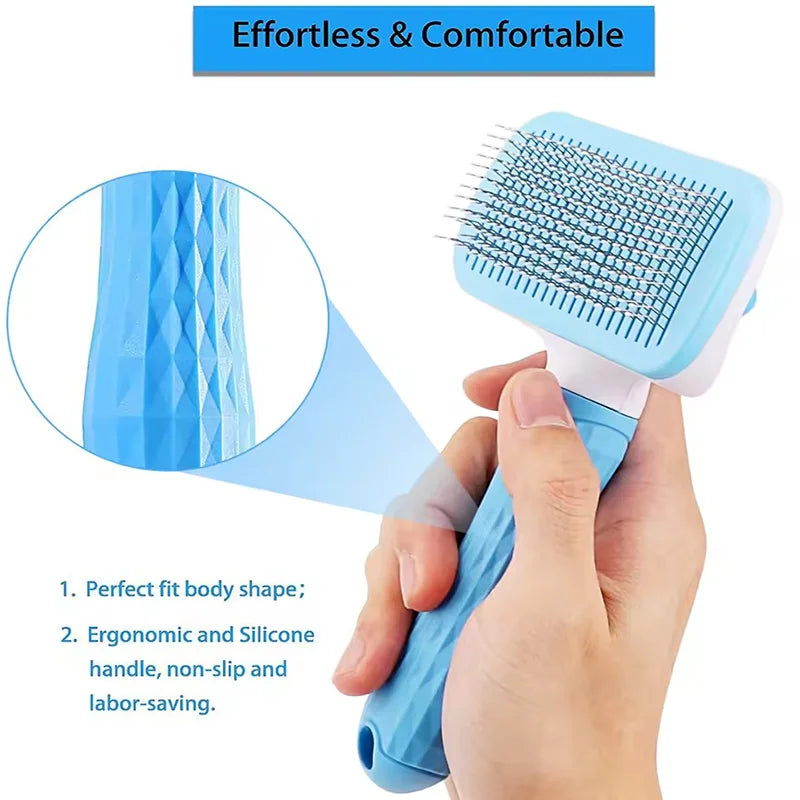 Premium Pet Hair Detangling Brush – For Dogs & Cats
