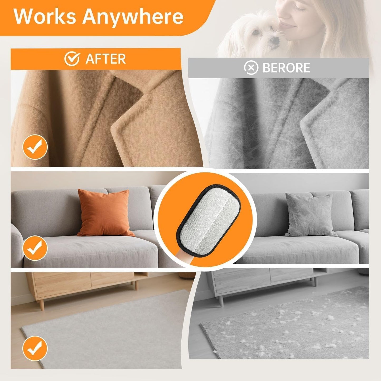 Premium Pet Hair Detangling Brush – For Dogs & Cats